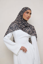 Printed Square Chiffon Hijab - Dune Spots