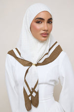 Printed Square Chiffon Hijab - Mosaic