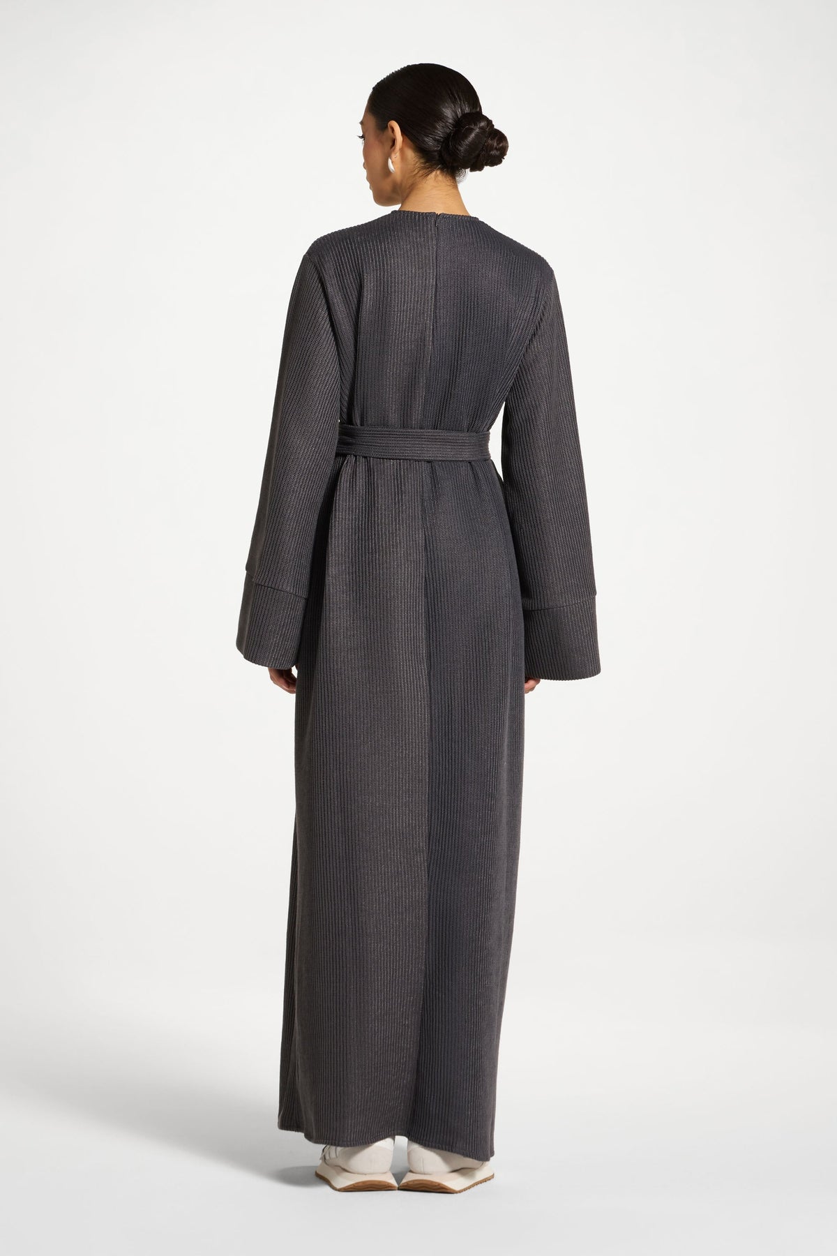 Relaxed Knit Maxi Dress - Iron