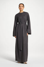 Relaxed Knit Maxi Dress - Iron