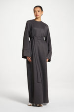 Relaxed Knit Maxi Dress - Iron
