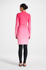 Rouched Swim Tunic - Coral Ombre