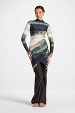 Rouched Swim Tunic - Dune Sands