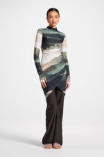 Rouched Swim Tunic - Dune Sands