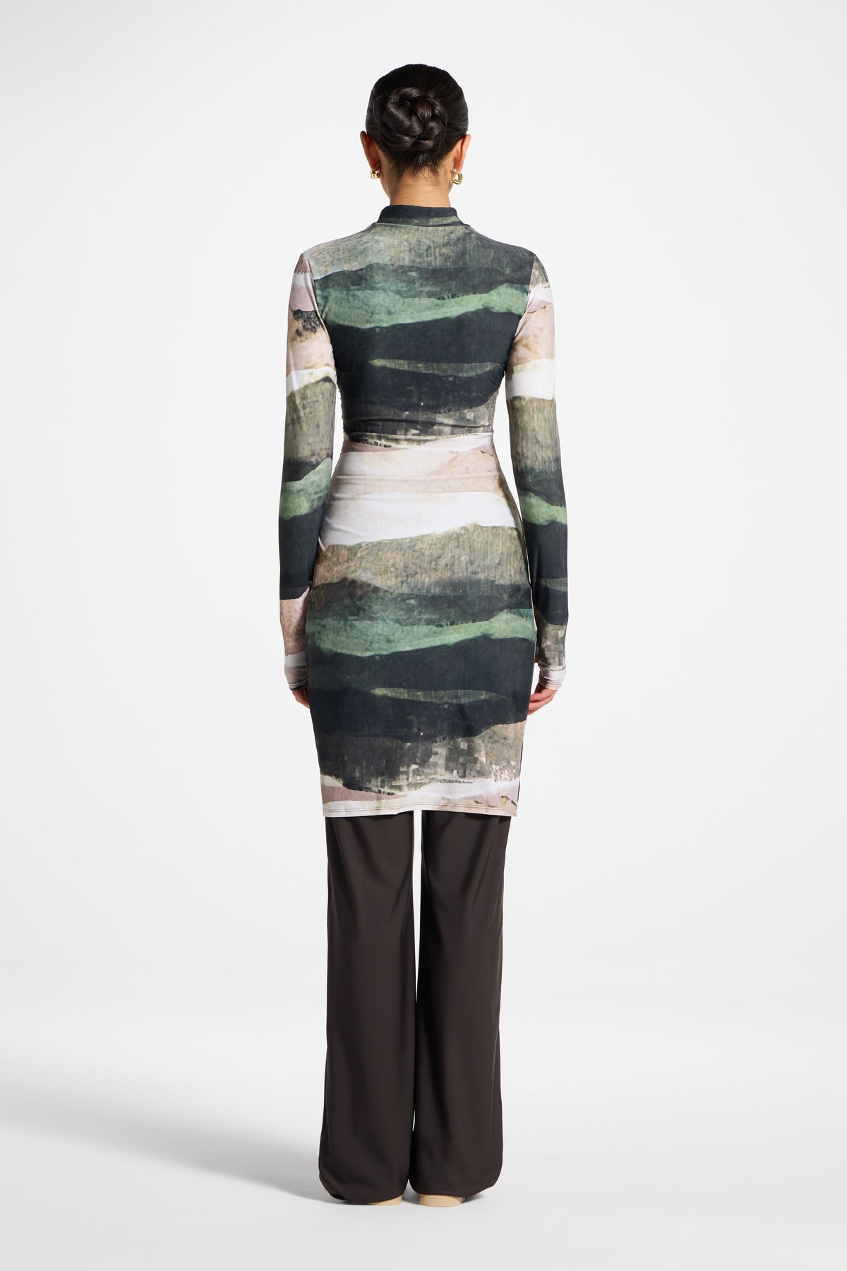 Rouched Swim Tunic - Dune Sands