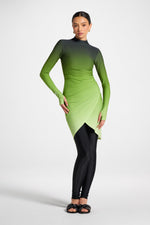 Rouched Swim Tunic - Marine Ombre