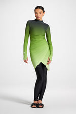 Rouched Swim Tunic - Marine Ombre