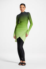 Rouched Swim Tunic - Marine Ombre
