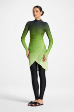 Rouched Swim Tunic - Marine Ombre