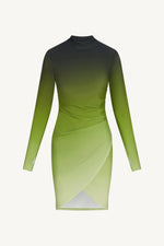 Rouched Swim Tunic - Marine Ombre