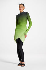 Rouched Swim Tunic - Marine Ombre