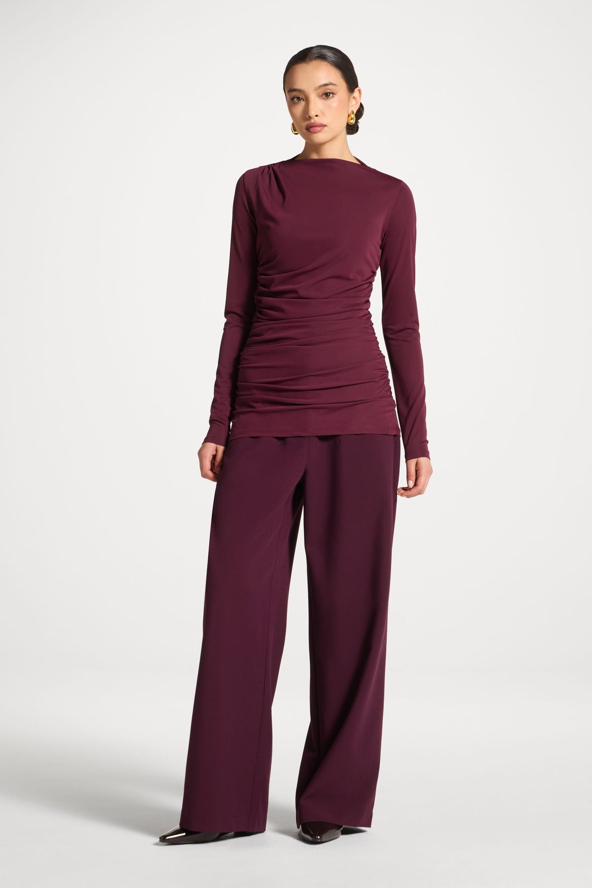Rouched Top - Fig