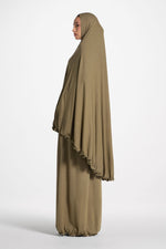 Ruffle Jersey Prayer Set - Olive