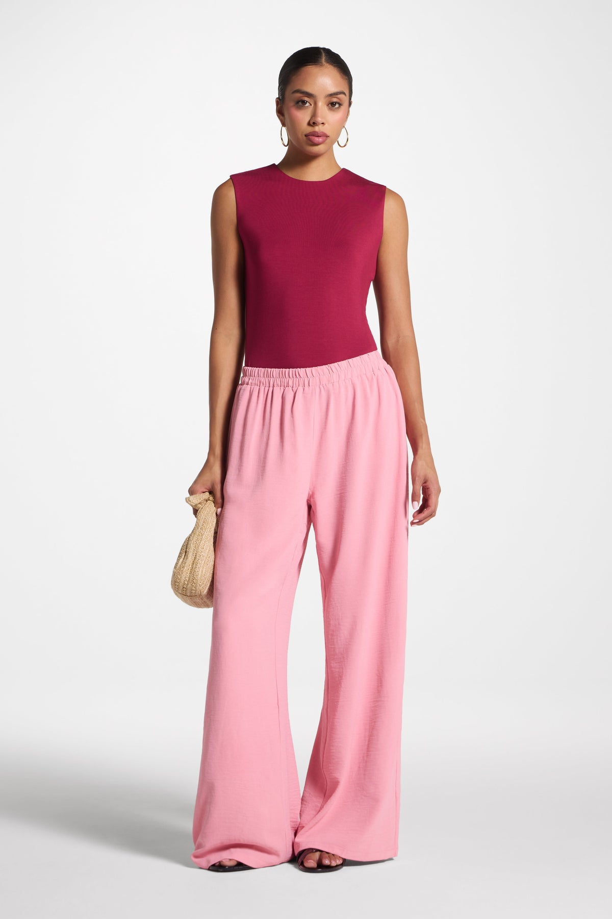 Safina Resort Pant - Just Pink