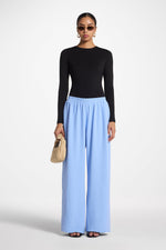 Safina Resort Pant - Riviera Blue