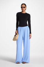 Safina Resort Pant - Riviera Blue
