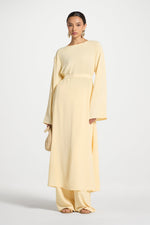 Safina Side Slit Tunic - Butter