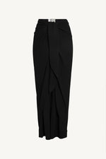 Safina Wrap Sarong & Pants Set - Black