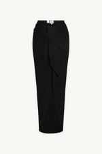 Safina Wrap Sarong & Pants Set - Black