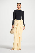 Safina Wrap Sarong & Pants Set - Butter