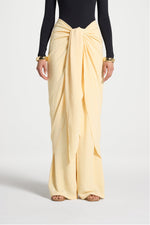 Safina Wrap Sarong & Pants Set - Butter