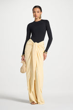 Safina Wrap Sarong & Pants Set - Butter