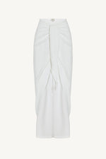 Safina Wrap Sarong & Pants Set - White