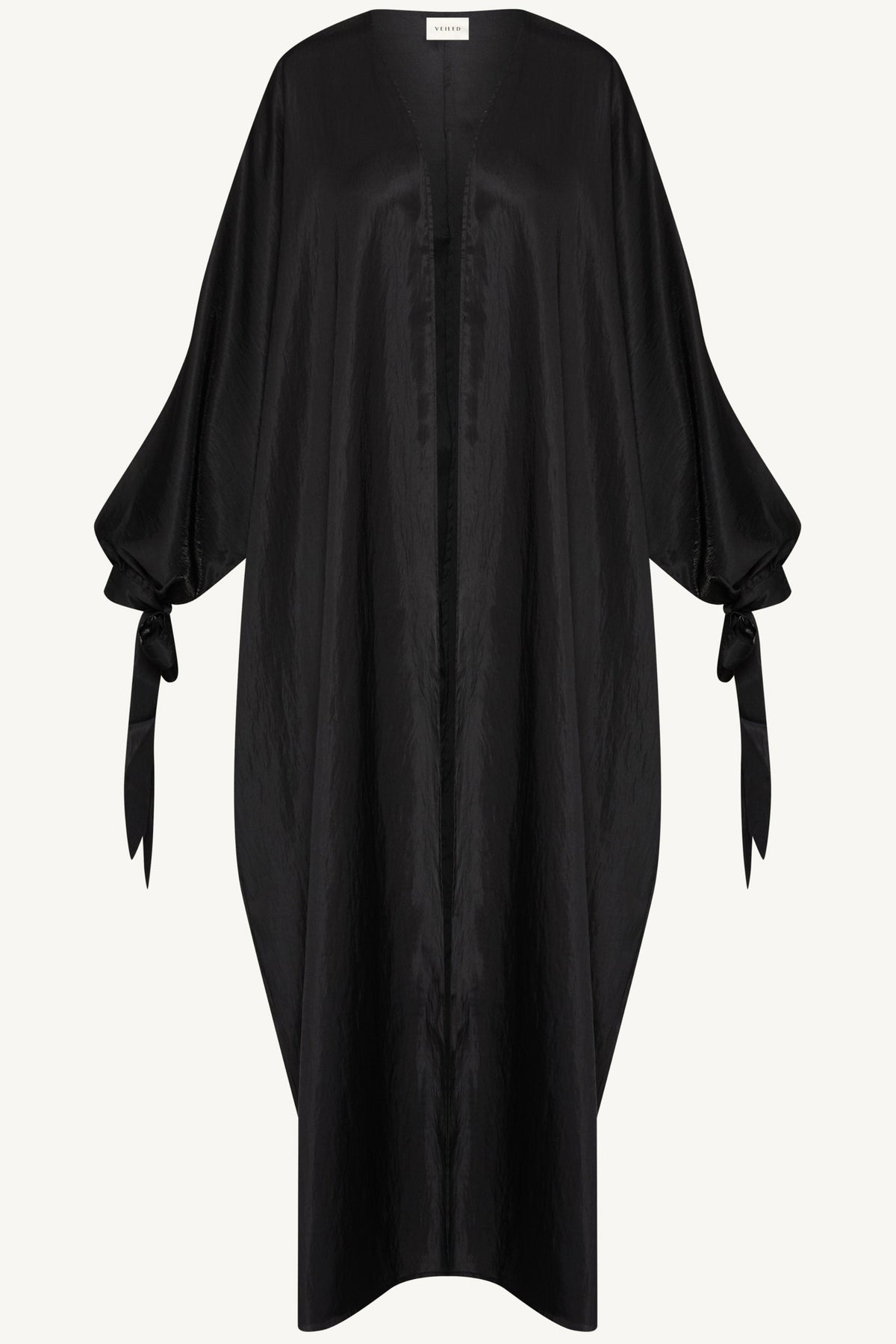 Safiyah Open Abaya - Black
