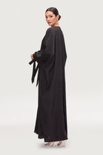 Safiyah Open Abaya - Black