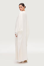 Safiyah Open Abaya - Moonbeam