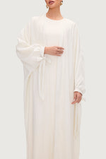 Safiyah Open Abaya - Moonbeam