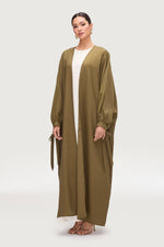 Safiyah Open Abaya - Zaytoon
