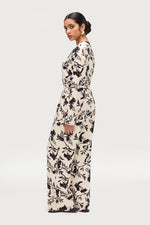 Sana Wide Leg Pants - Floral Print