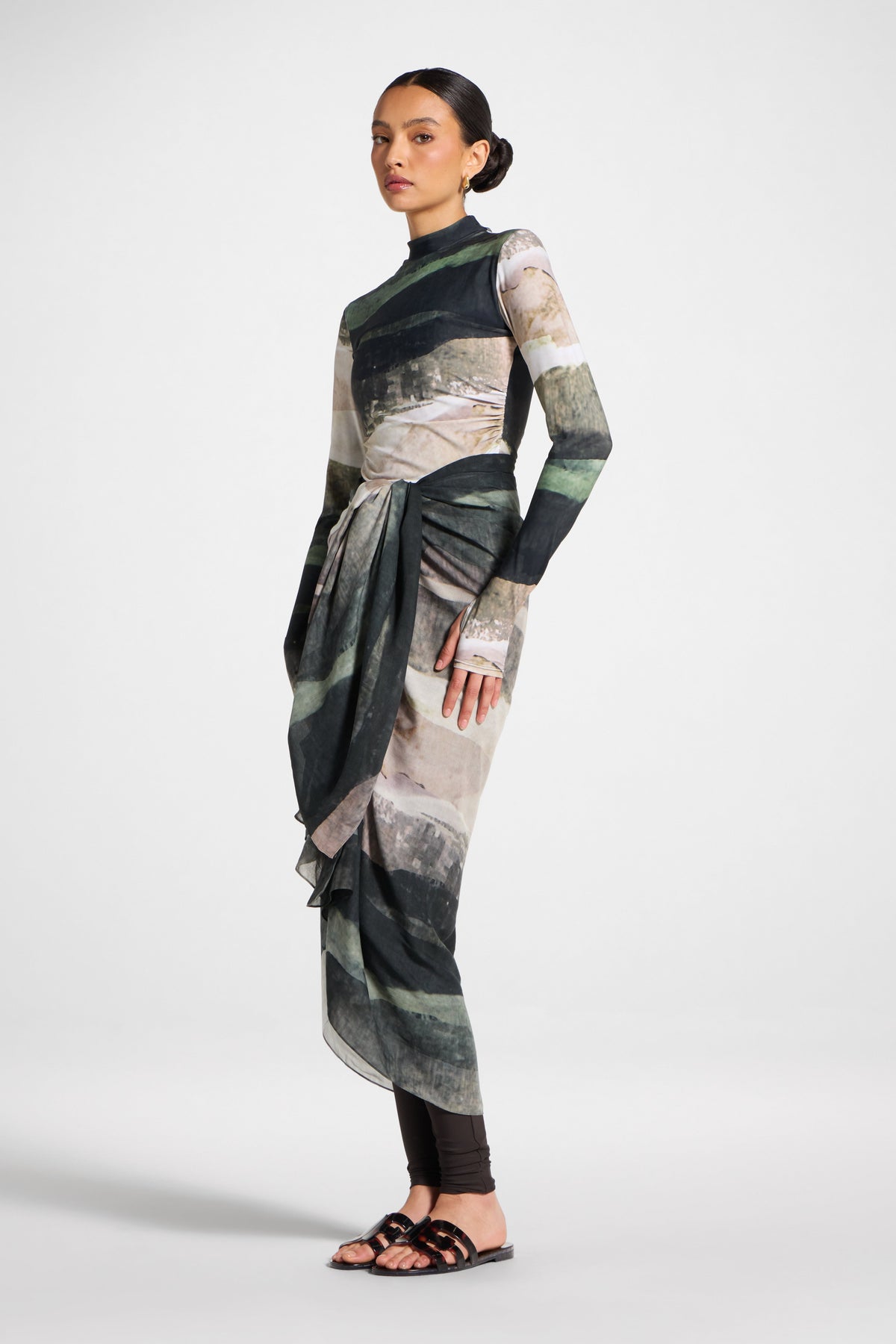 Sarong Scarf Cover Up - Dune Sands