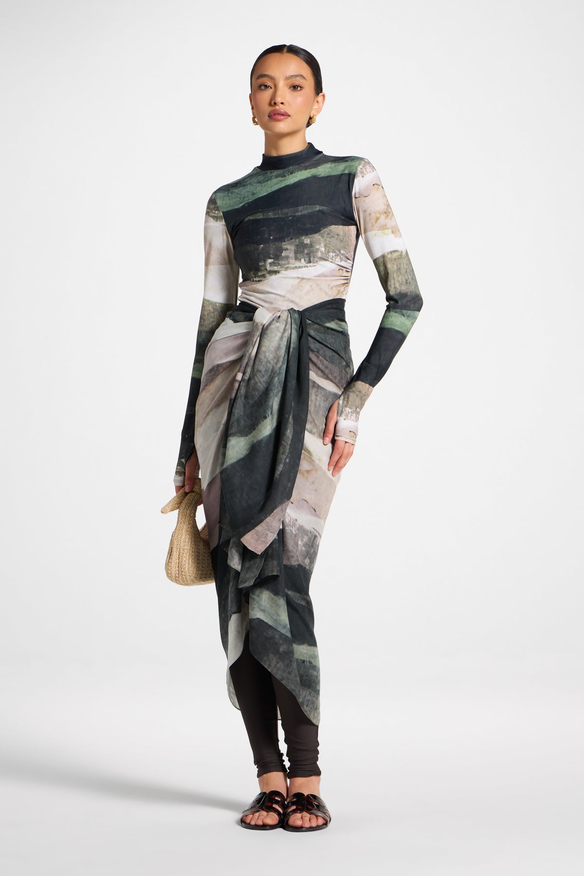 Sarong Scarf Cover Up - Dune Sands