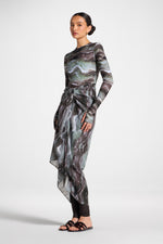 Sarong Scarf Cover Up - Earth Marble