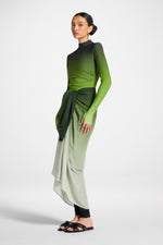Sarong Scarf Cover Up - Marine Ombre
