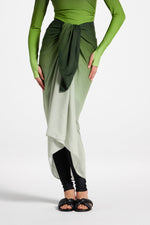 Sarong Scarf Cover Up - Marine Ombre
