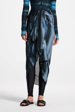 Sarong Scarf Cover Up - Twilight Waves
