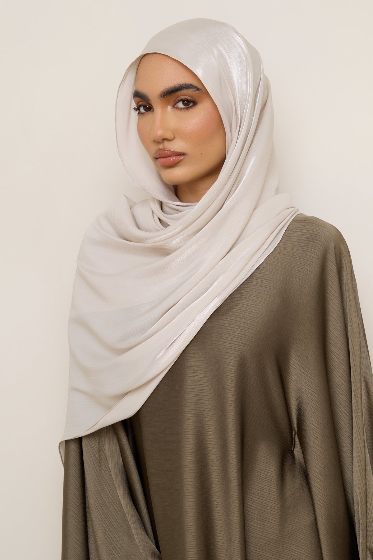 Shimmer Chiffon Hijab - Crystal