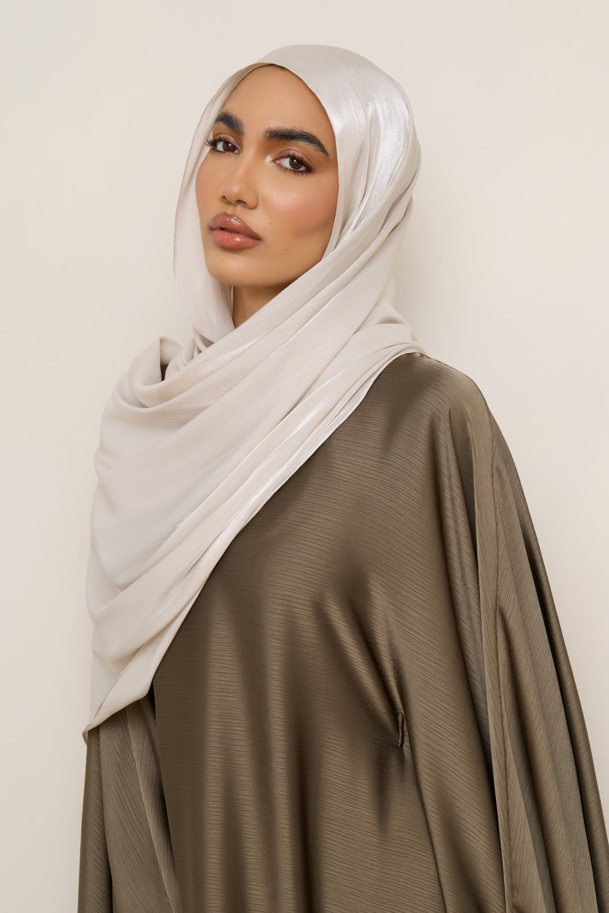 Shimmer Chiffon Hijab - Crystal