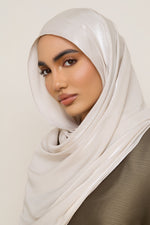 Shimmer Chiffon Hijab - Crystal