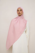 Shimmer Chiffon Hijab - Pink