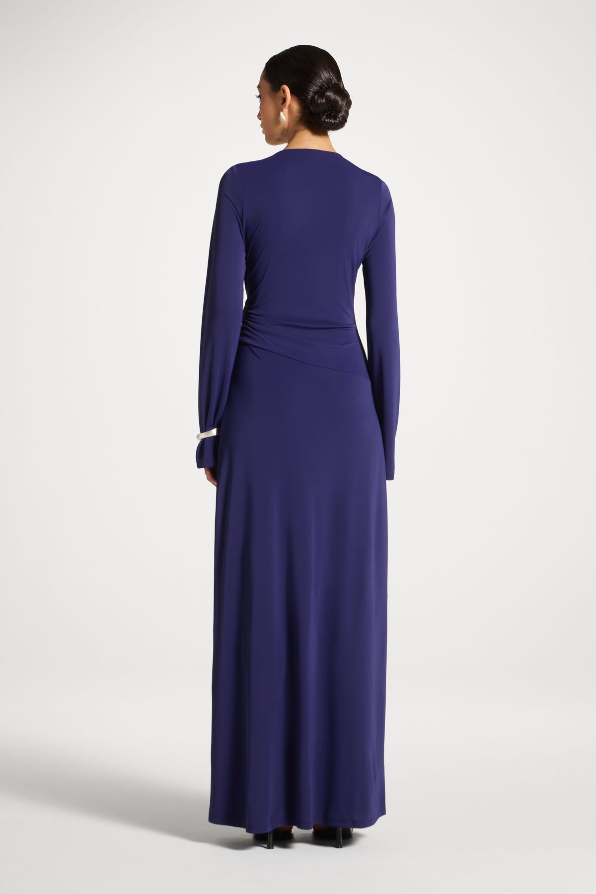 Side Tie Maxi Dress - Future Dusk