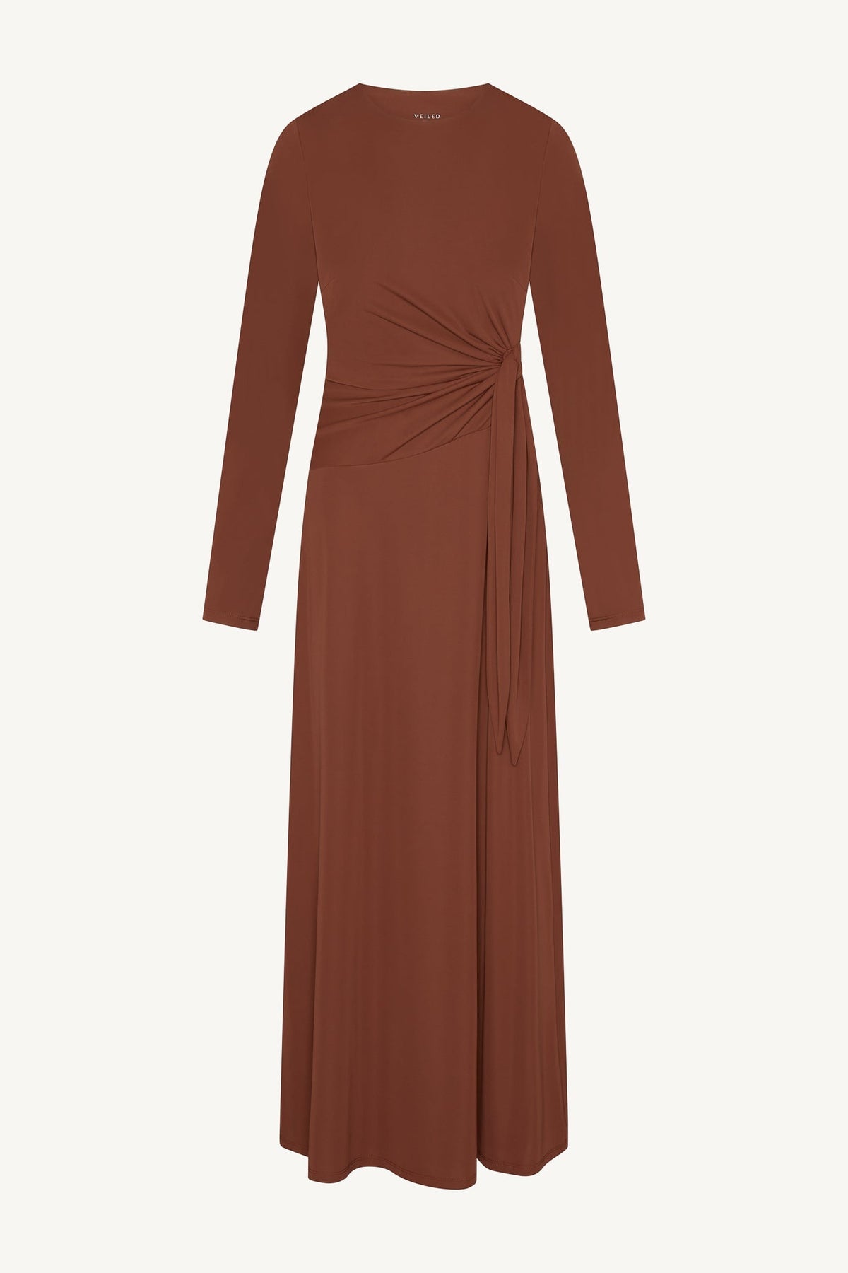 Side Tie Maxi Dress - Terracotta