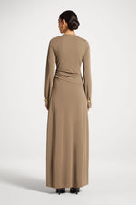 Side Tie Maxi Dress - Vetiver