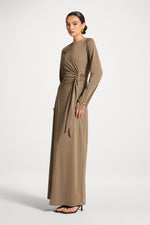 Side Tie Maxi Dress - Vetiver