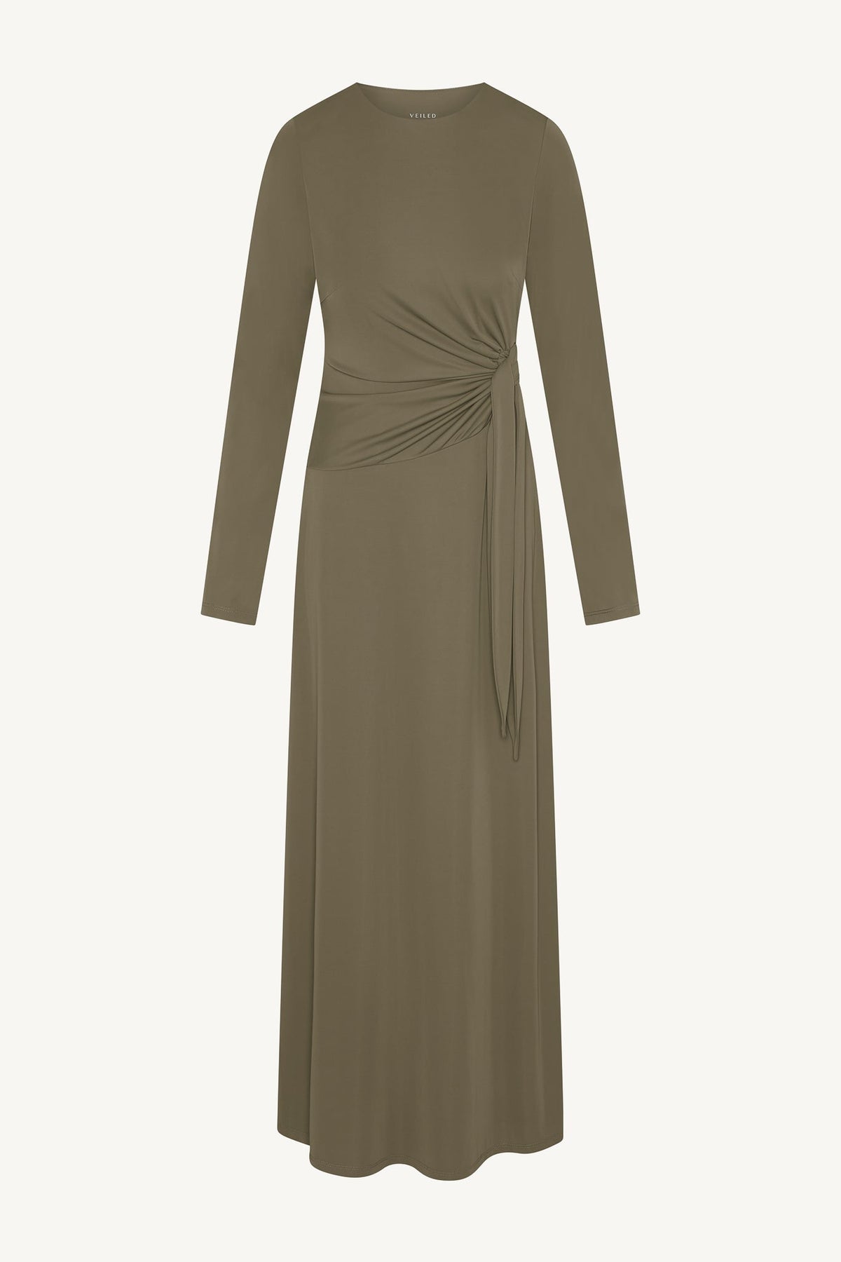 Side Tie Maxi Dress - Vetiver