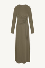 Side Tie Maxi Dress - Vetiver
