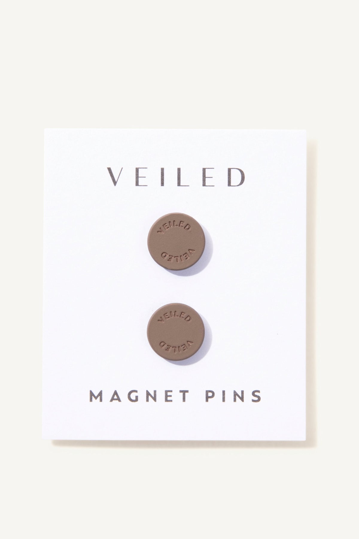 Signature Magnet Pins - Deep Taupe